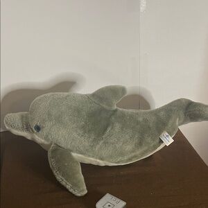 😀Vintage Seaworld dolphin plushy stuffed animal toy
